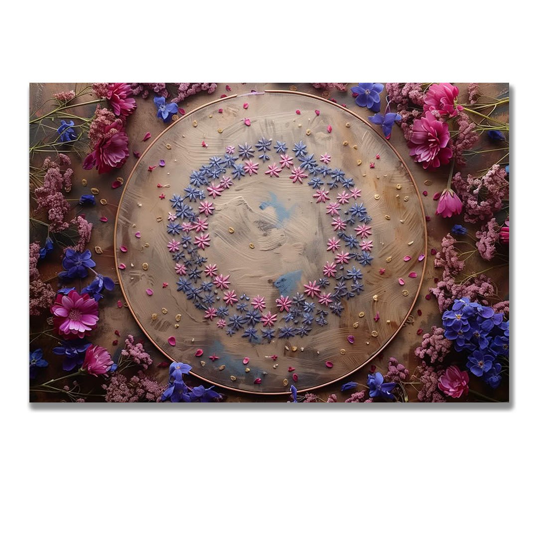 Tablou Canvas florile roz delicate in stil pastel artistic | The Print Studio