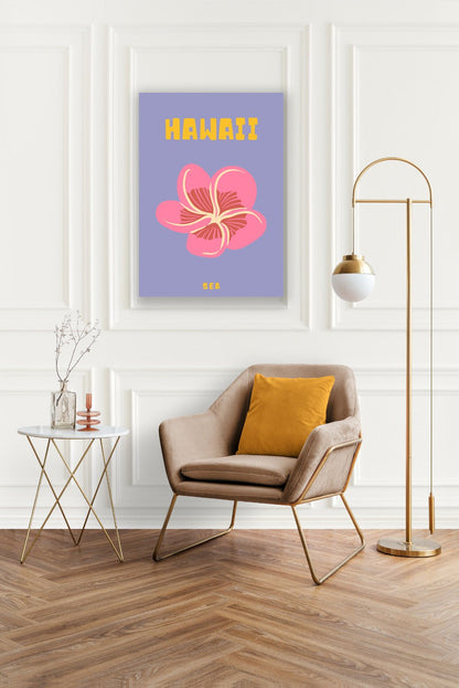 Tablou Canvas floare tropicala exotica Hawaii modern | The Print Studio