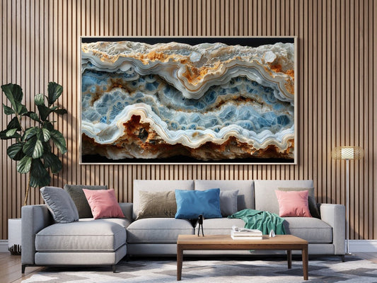 Tablou Canvas Natura "Texturi Minerale Abstracte" pentru Decor Elegant