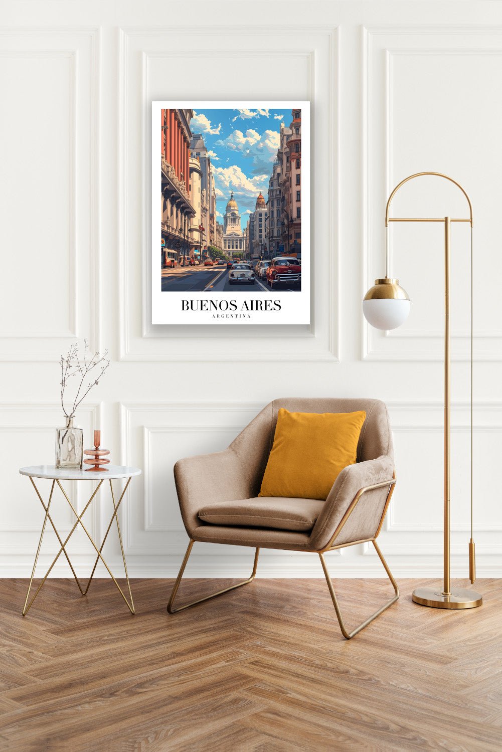 Tablou Canvas Print skyline Buenos Aires cer senin stil realist