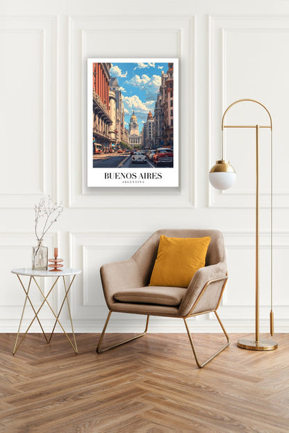 Tablou Canvas Print skyline Buenos Aires cer senin stil realist