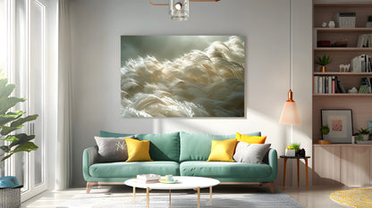 Tablou Canvas pene delicate sub lumina blanda | The Print Studio