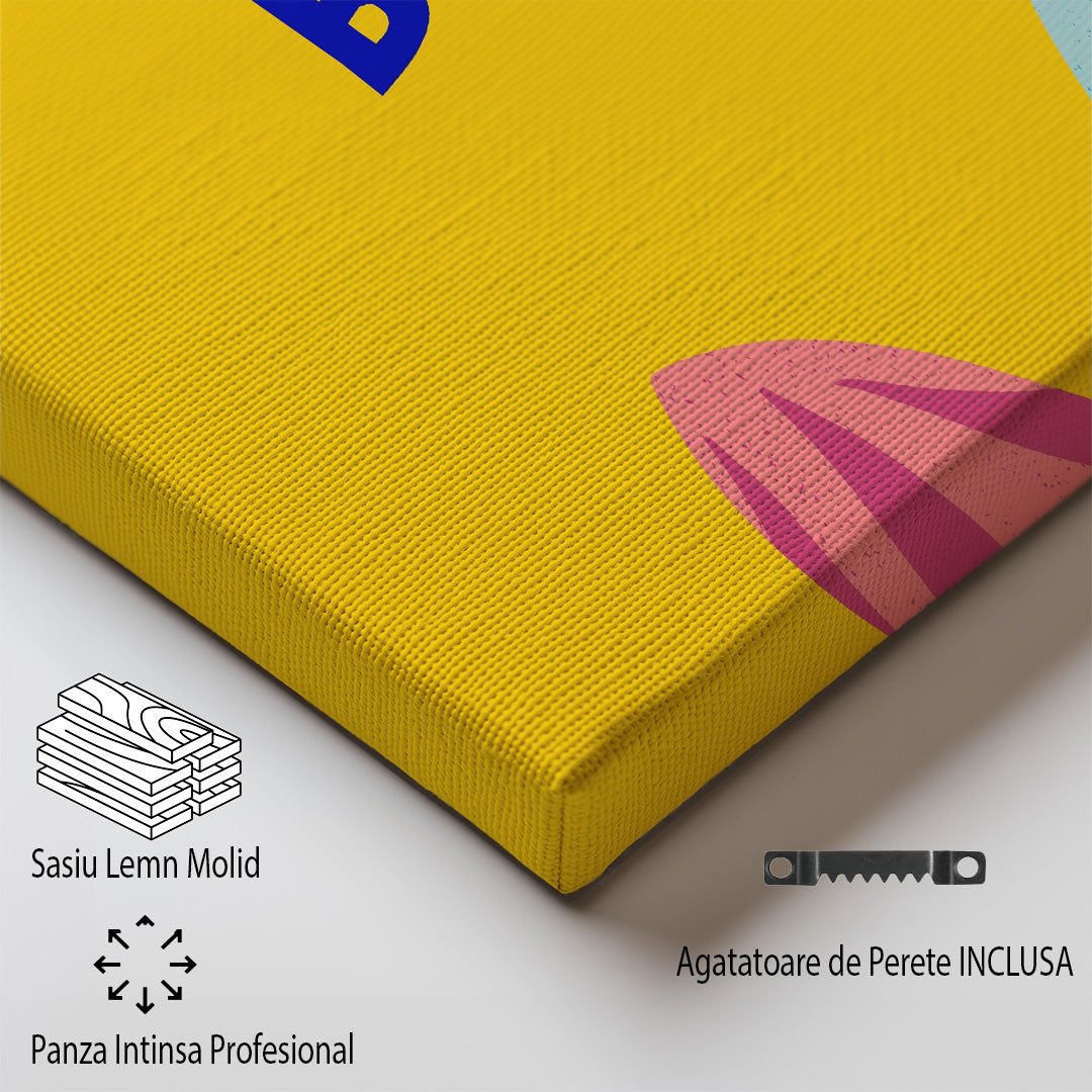 Tablou Canvas plaja Bondi Australia in culori vii si moderne | The Print Studio