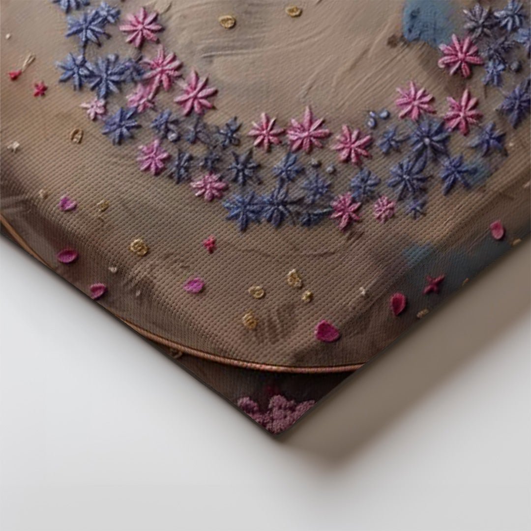 Tablou Canvas florile roz delicate in stil pastel artistic | The Print Studio