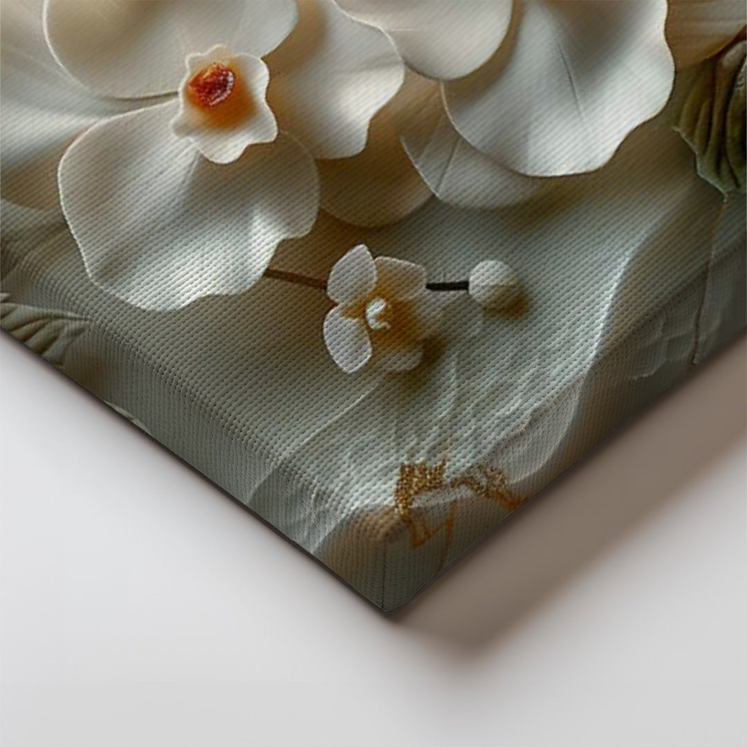 Tablou Canvas flori de orhidee delicate realistice | The Print Studio