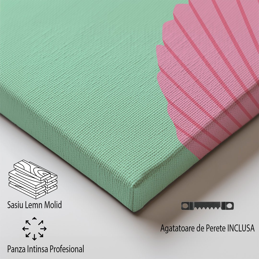 Tablou Canvas scoica Fiji pastel in stil modern | The Print Studio