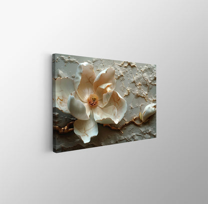 Tablou Canvas floare magnolia delicata si realista | The Print Studio