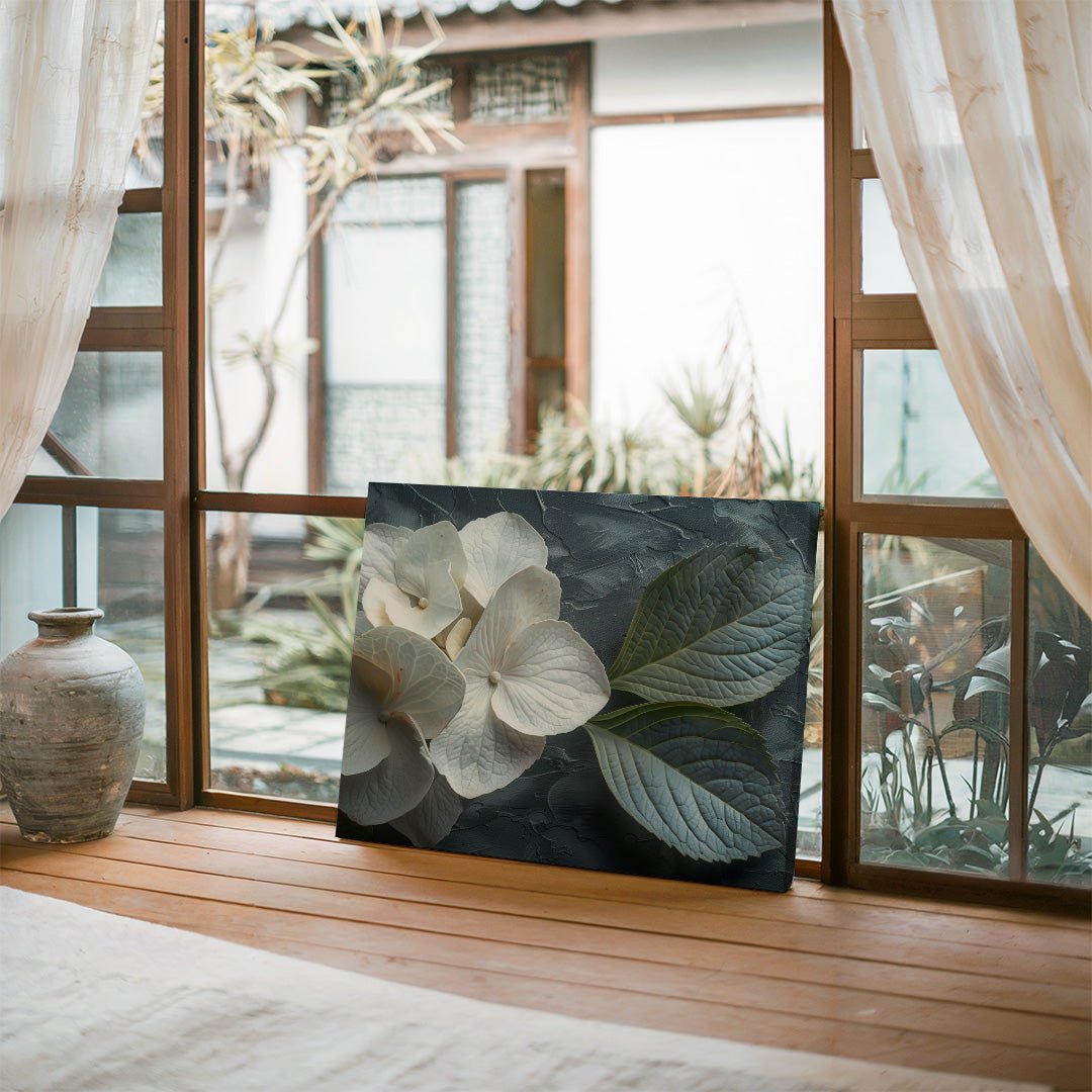 Tablou Canvas hortensie eleganta in detaliu realist | The Print Studio