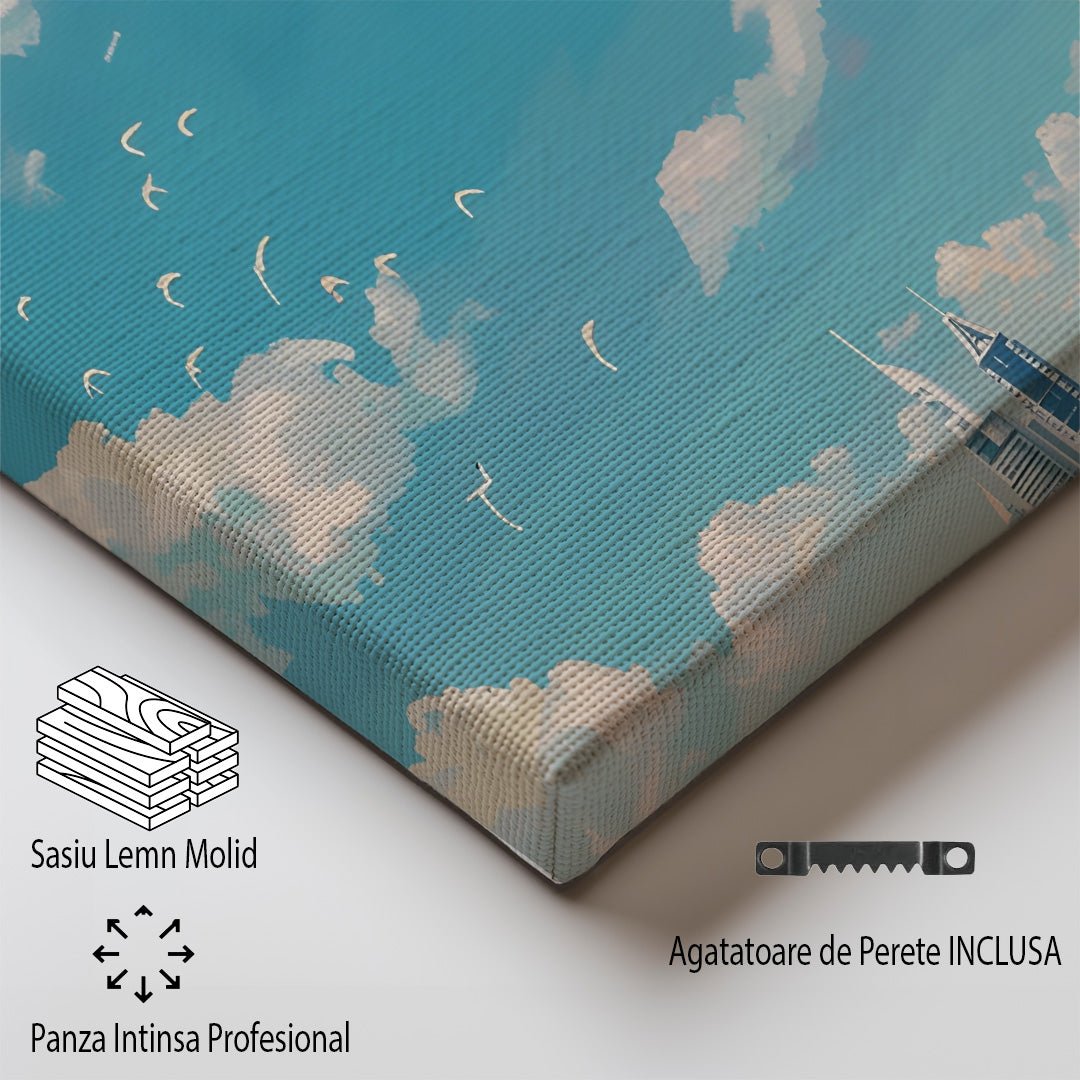 Tablou Canvas Print plaja Dubai cer senin stil modern