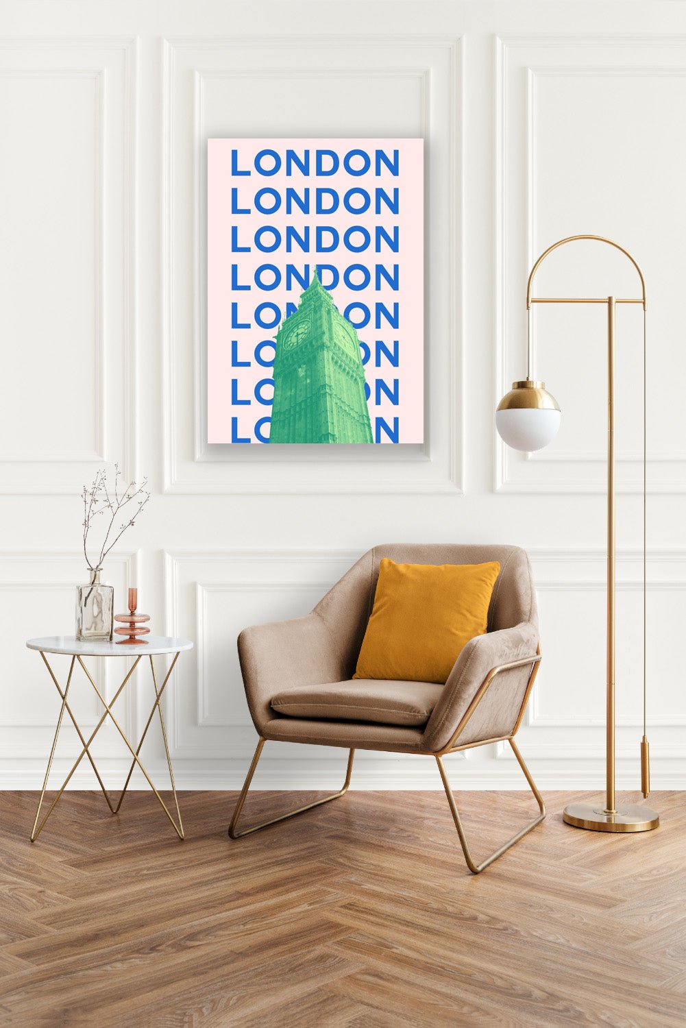 Tablou Canvas Big Ben Londra in culori vibrante pop-art | The Print Studio