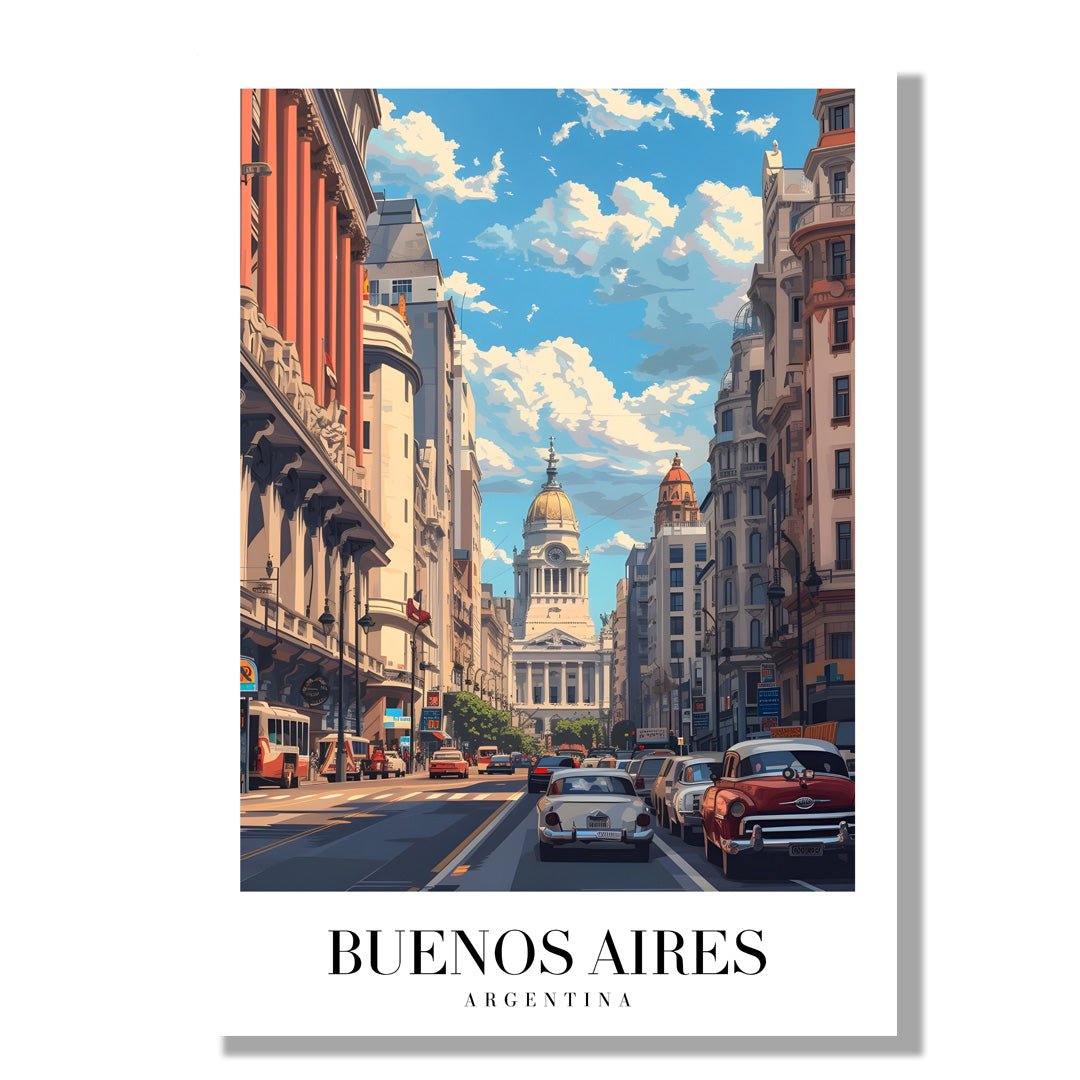 Tablou Canvas Print skyline Buenos Aires cer senin stil realist