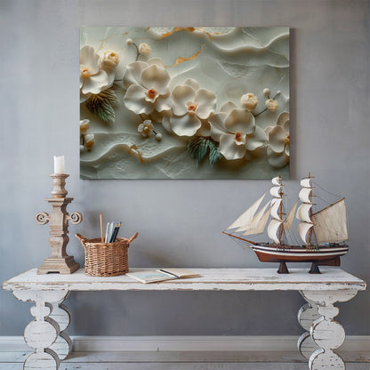 Tablou Canvas flori de orhidee delicate realistice | The Print Studio