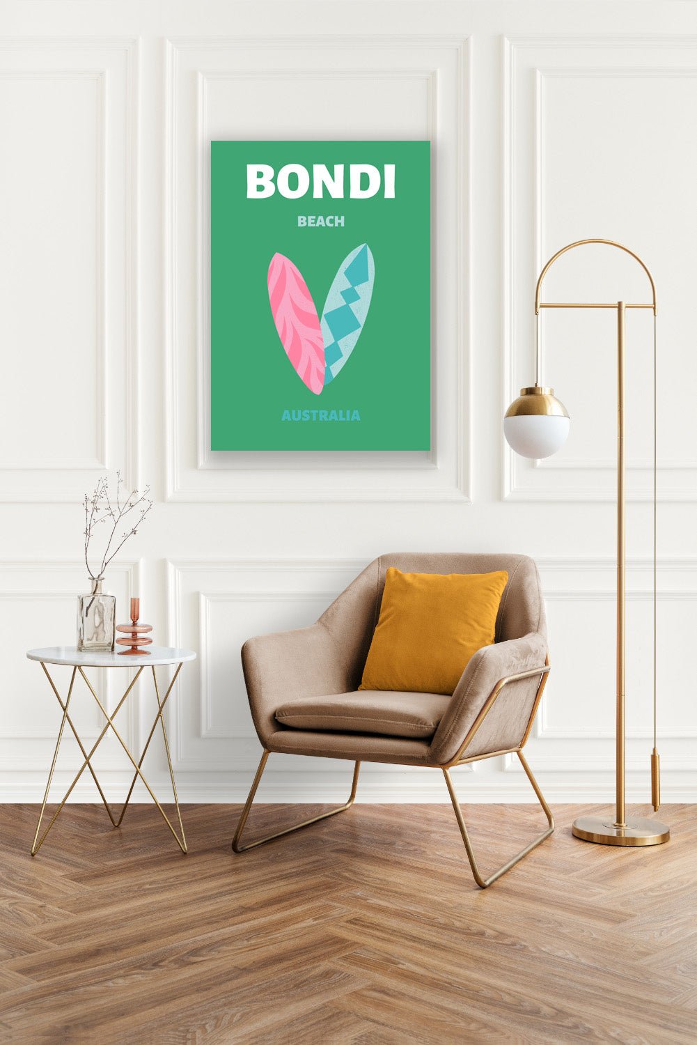 Tablou Canvas plaja Bondi culori vibrante si stil modern | The Print Studio