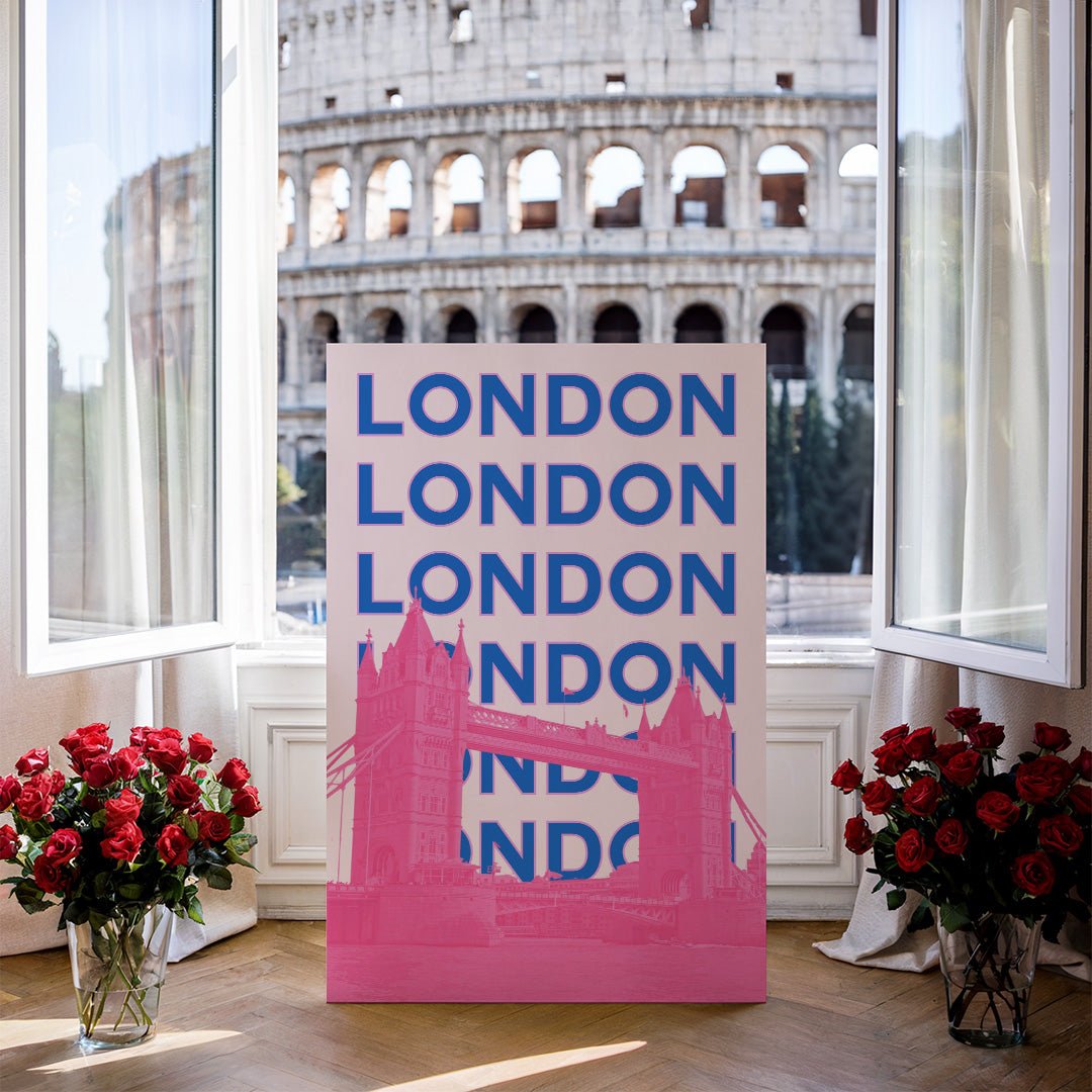 Tablou Canvas Londra pod urban stil pop-art vibrant | The Print Studio