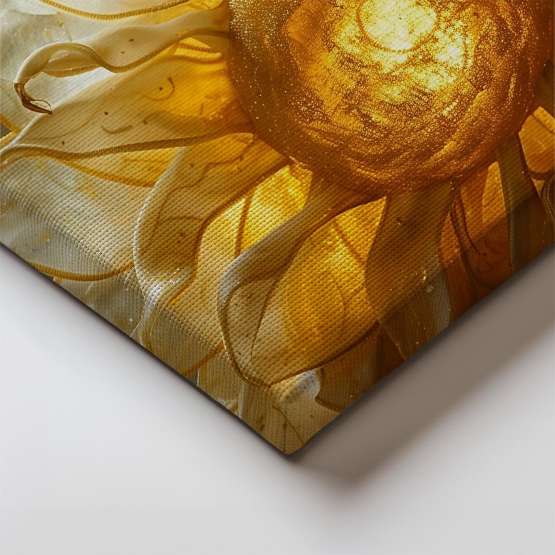 Tablou Canvas floare luminoasa in stil abstract | The Print Studio