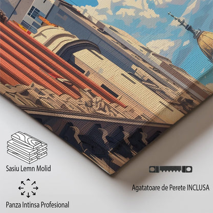 Tablou Canvas Print skyline Buenos Aires cer senin stil realist