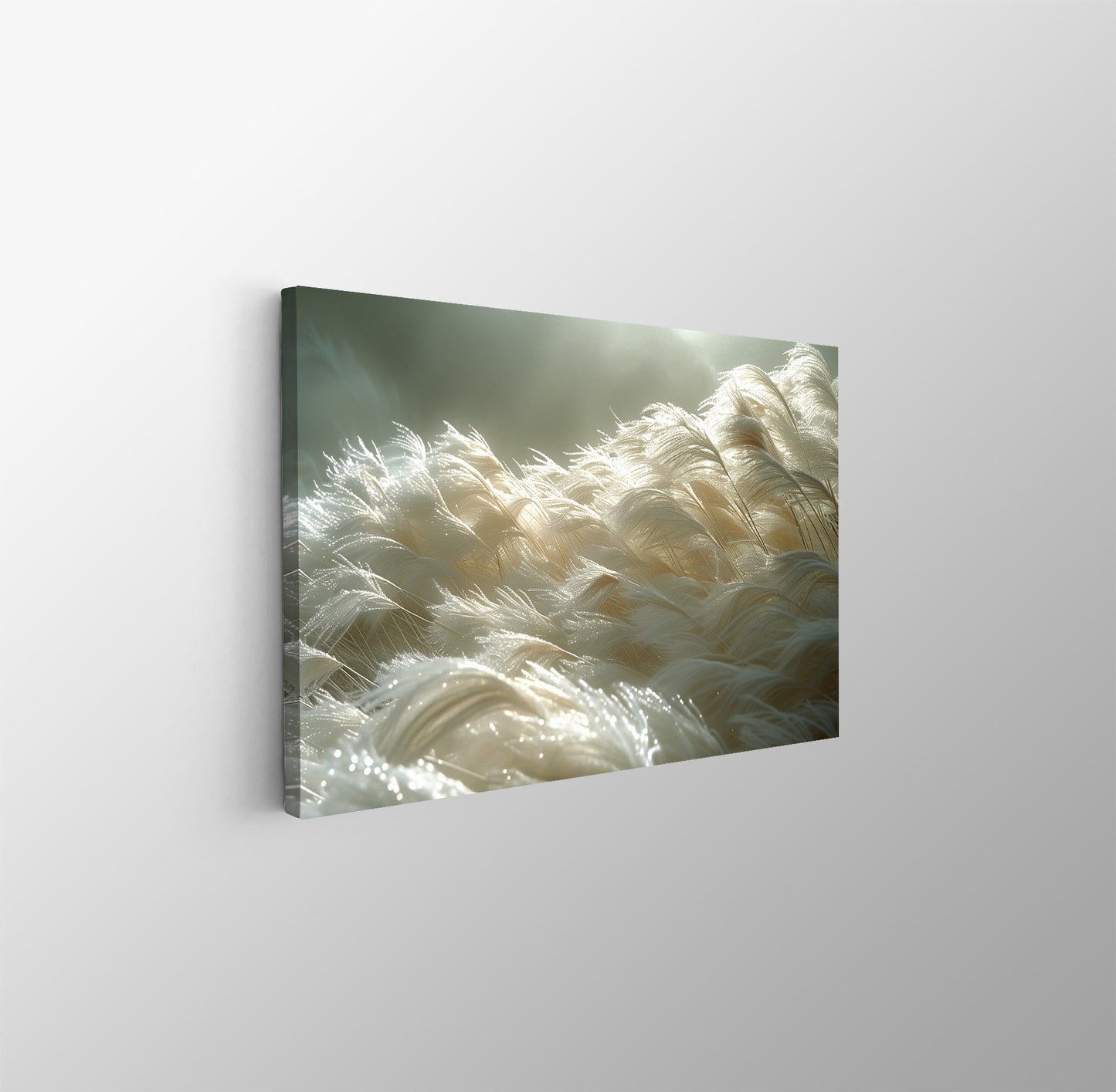 Tablou Canvas pene delicate sub lumina blanda | The Print Studio
