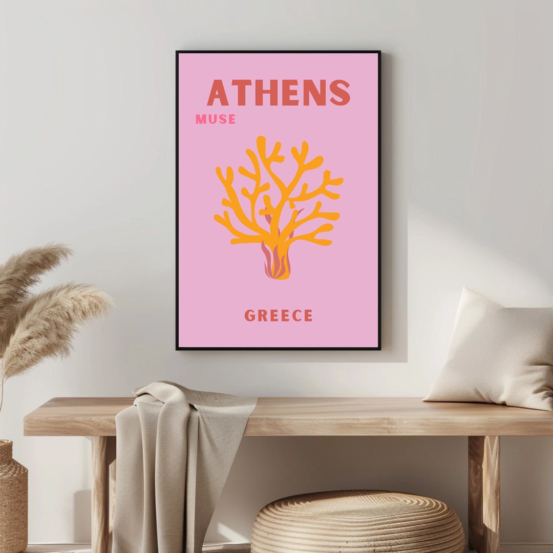Tablou Canvas Print coral stilizat Atena Grecia stil abstract