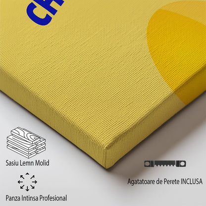 Tablou Canvas sombrero vibrant pe fundal simplu Cancun | The Print Studio