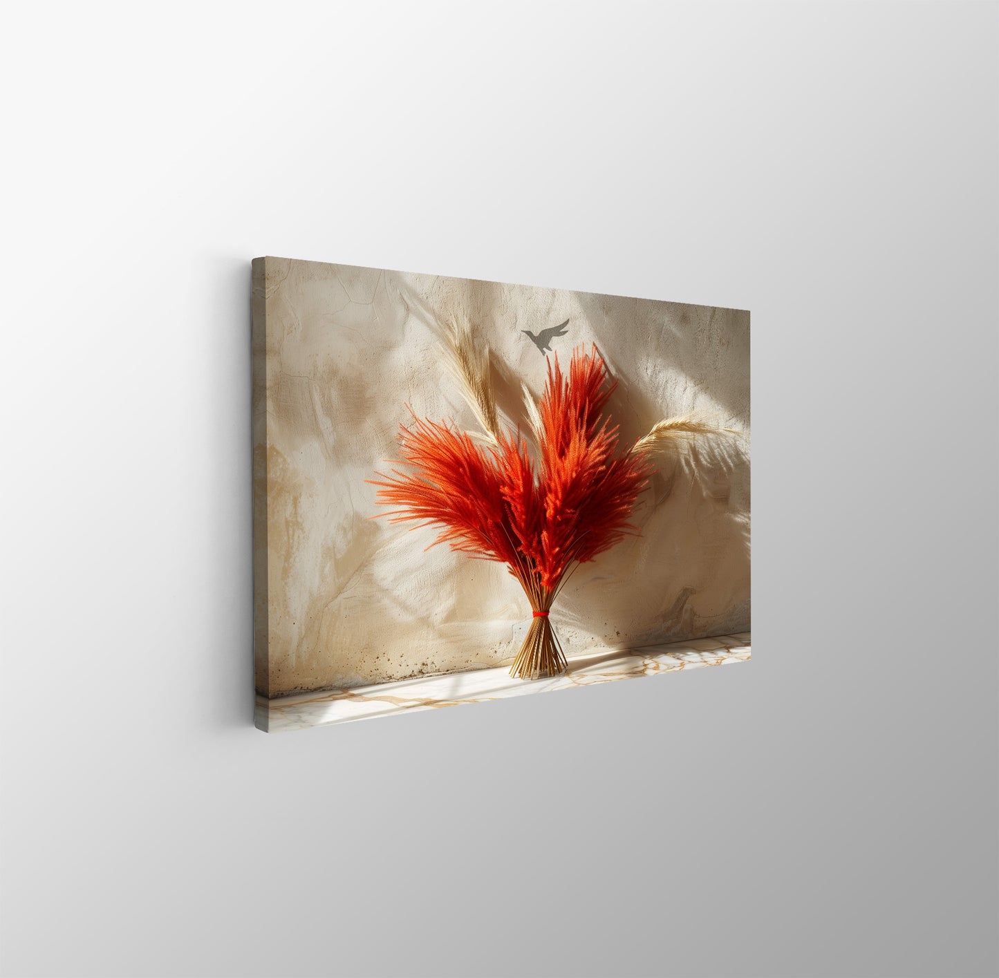 Tablou Canvas Buchet Iarba Pampas Decor Minimalist Realist | The Print Studio
