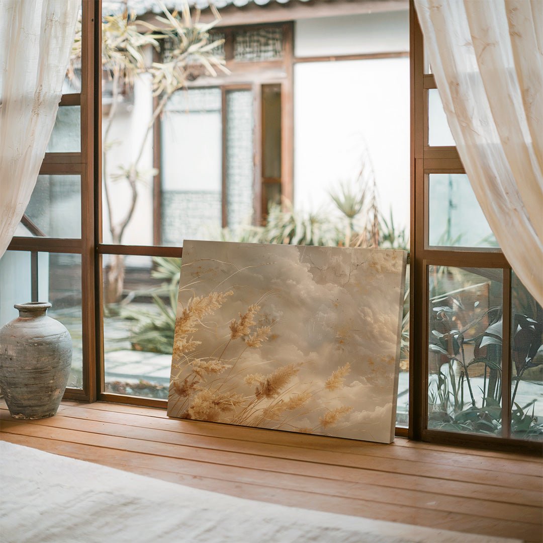 Tablou Canvas spice aurii sub cer senin ambient natural armonios | The Print Studio