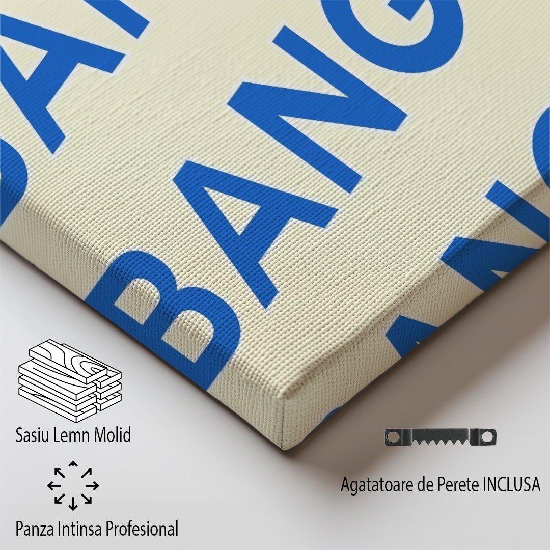 Tablou Canvas Bangkok vibrant cu litere colorate moderne | The Print Studio