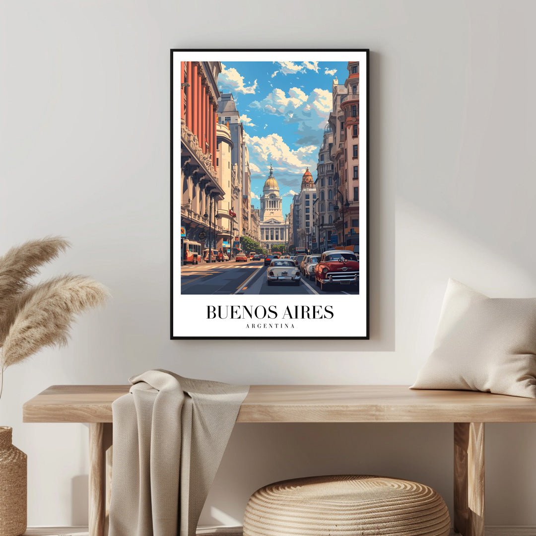 Tablou Canvas Print skyline Buenos Aires cer senin stil realist