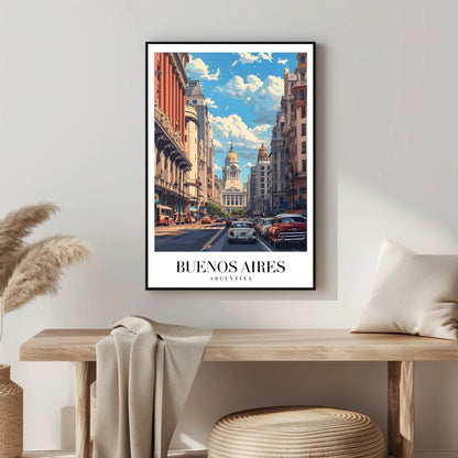 Tablou Canvas Print skyline Buenos Aires cer senin stil realist
