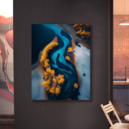 Tablou Canvas peisaj abstract cu natura surprinzatoare | The Print Studio