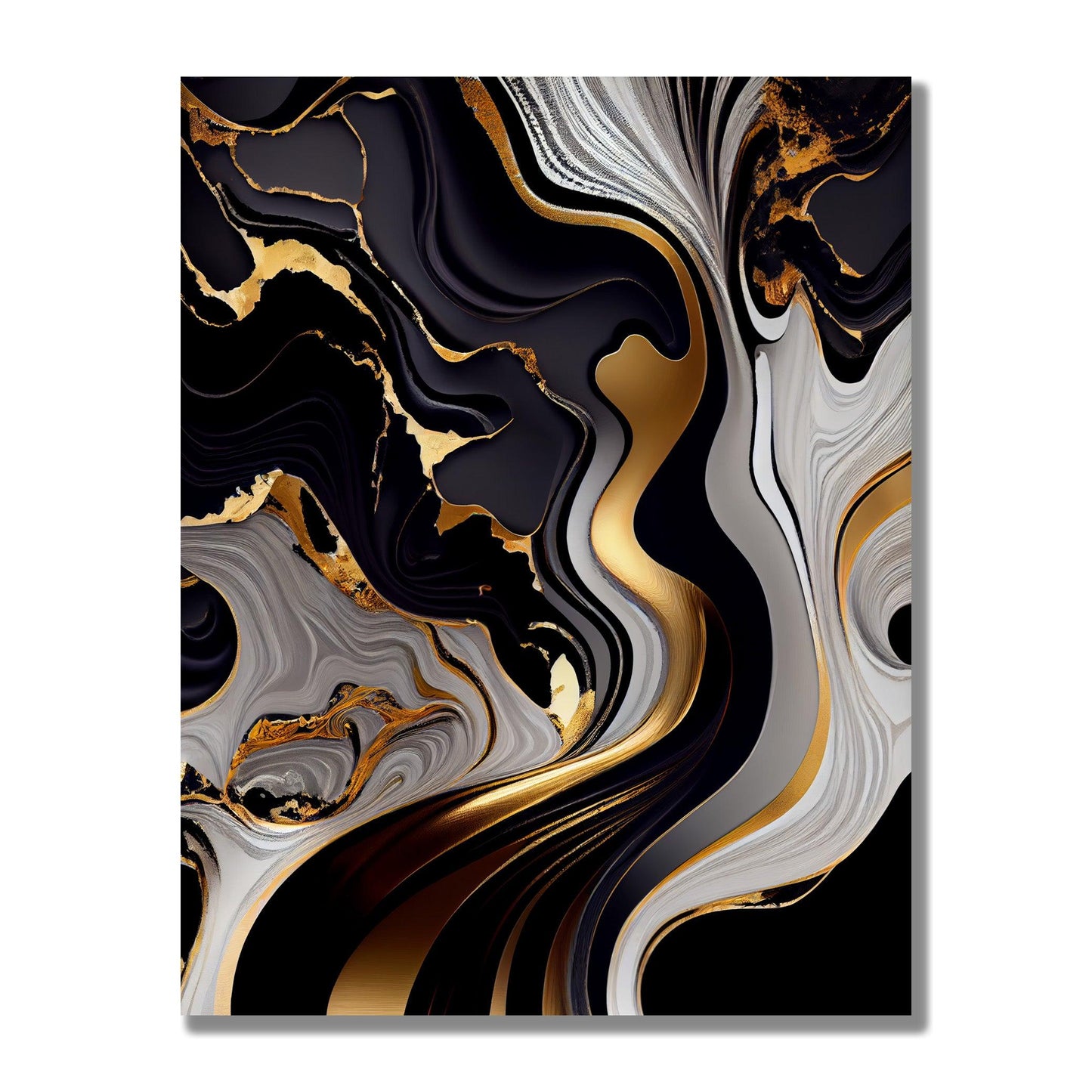 Tablou Canvas abstractiune vibranta si profunda | The Print Studio