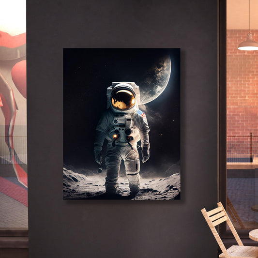 Tablou Canvas astronaut explorand necunoscutul cosmic | The Print Studio