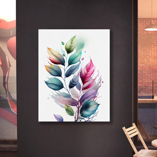 Tablou Canvas vantul toamnei in paleta de culori vii | The Print Studio