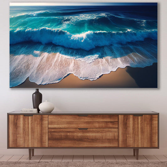 Tablou Canvas ocean vast sub cer albastru profund | The Print Studio