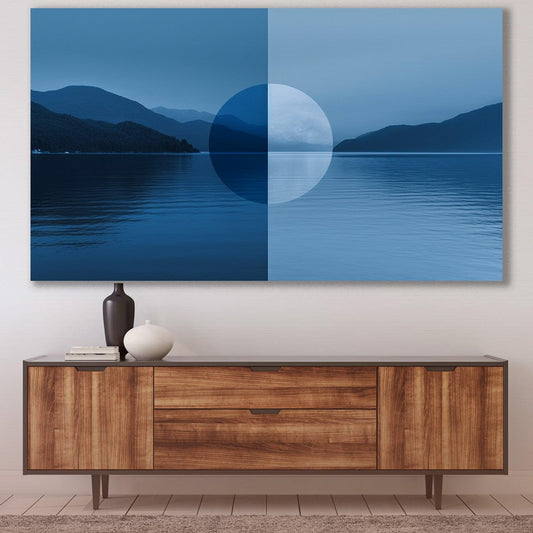 Tablou Canvas echilibru luminii intr-o scena serena | The Print Studio