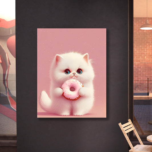 Tablou Canvas vitrina plina de delicii dulci vibrante | The Print Studio