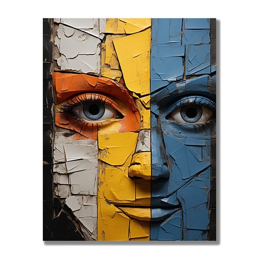 Tablou Canvas expresie sincera de vulnerabilitate | The Print Studio