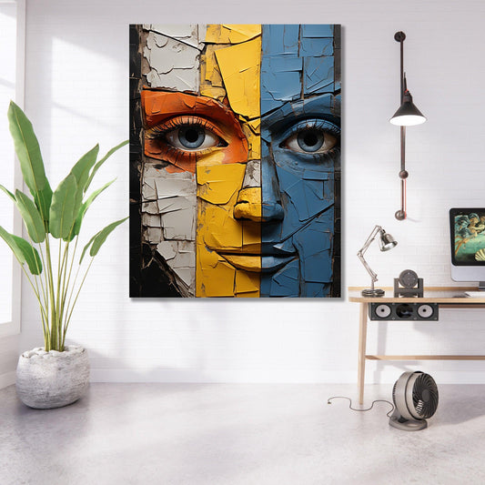 Tablou Canvas expresie sincera de vulnerabilitate | The Print Studio
