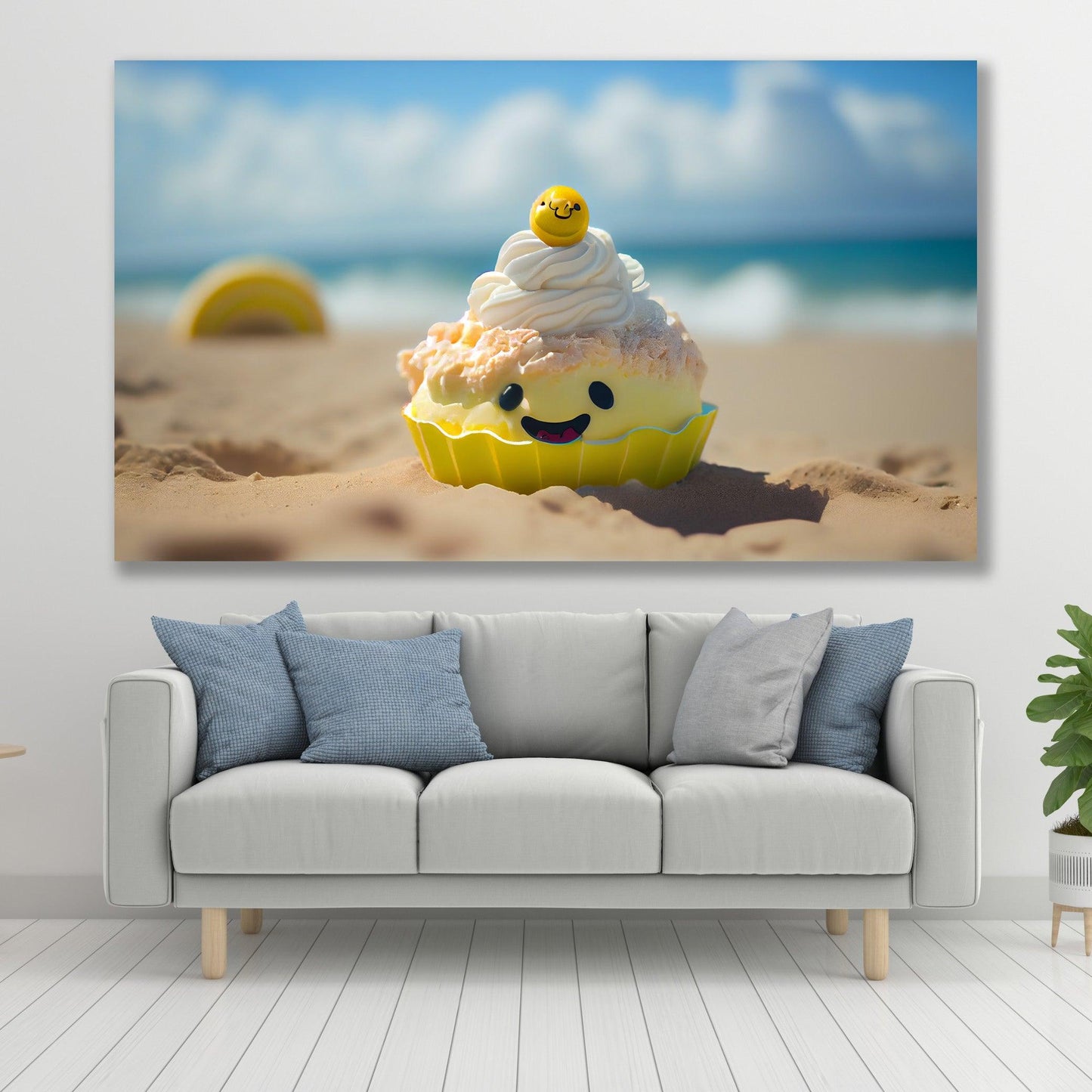 Tablou Canvas inghetata colorata si delicioasa pentru copii | The Print Studio