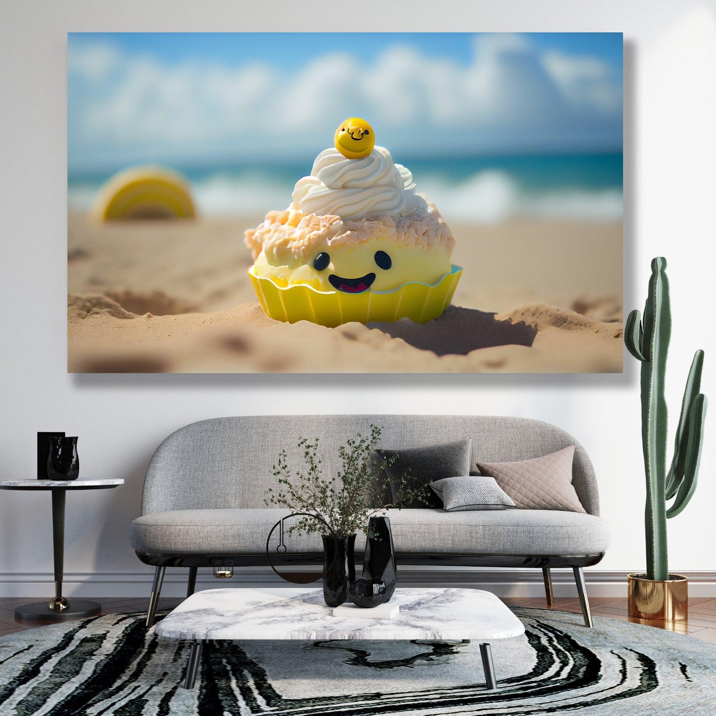 Tablou Canvas inghetata colorata si delicioasa pentru copii | The Print Studio