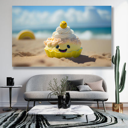Tablou Canvas inghetata colorata si delicioasa pentru copii | The Print Studio