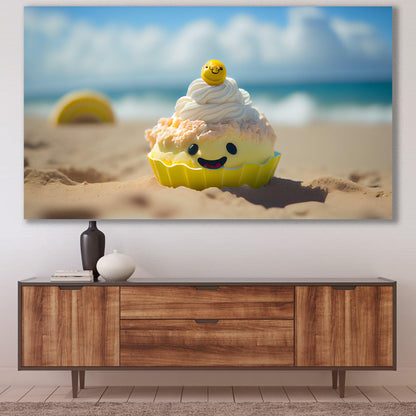 Tablou Canvas inghetata colorata si delicioasa pentru copii | The Print Studio