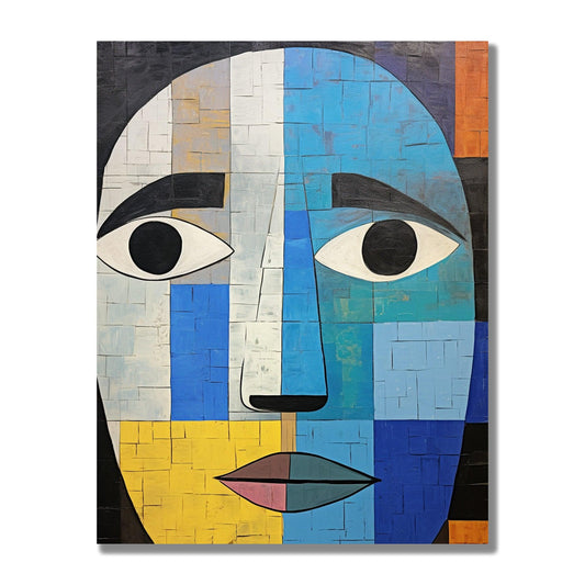 Tablou Canvas fata abstracta moderna captivanta | The Print Studio