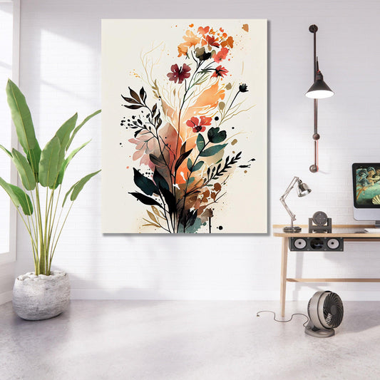 Tablou Canvas flori vibrante bucurand simturile | The Print Studio