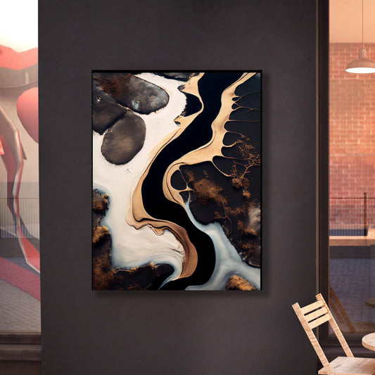 Tablou Canvas Peisaj Cer Senin cu Norisori Delicati | The Print Studio