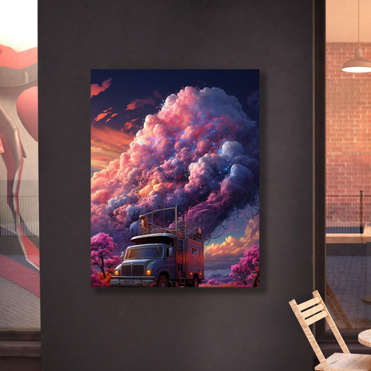 Tablou Canvas lume vibranta plina de culori vii | The Print Studio