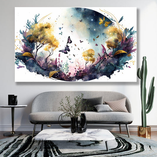 Tablou canvas cu o ilustrație colorată