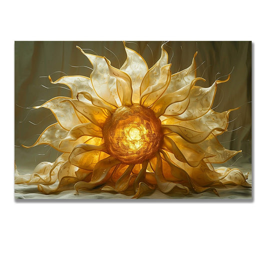 Tablou Canvas floare luminoasa in stil abstract | The Print Studio