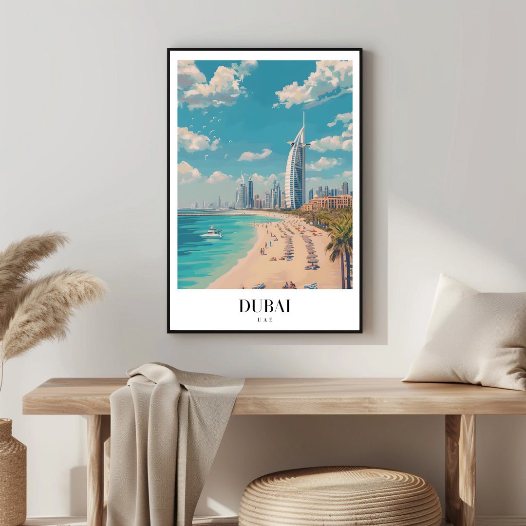 Tablou Canvas Print plaja Dubai cer senin stil modern