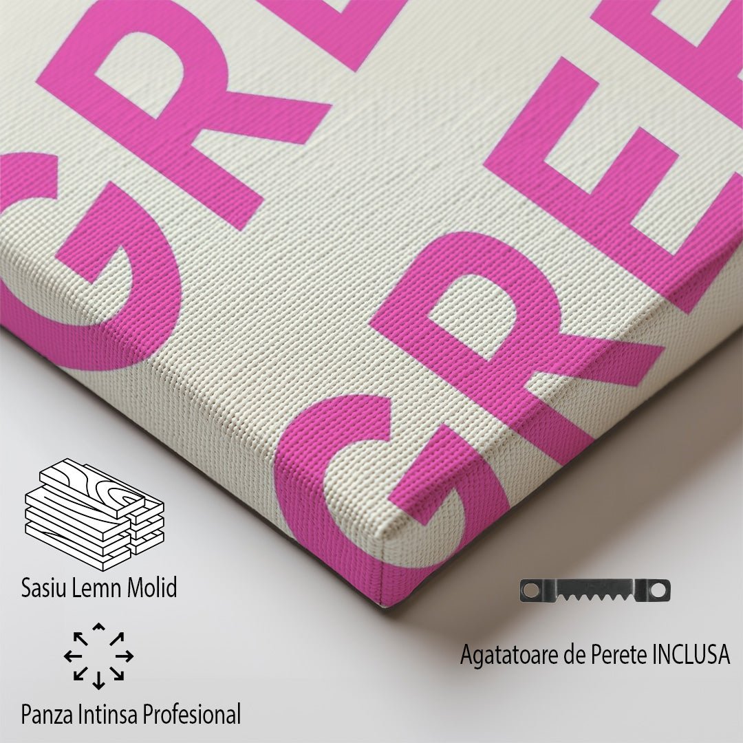 Tablou Canvas Parthenon Grecia vibrand in stil pop-art | The Print Studio