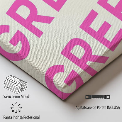 Tablou Canvas Parthenon Grecia vibrand in stil pop-art | The Print Studio